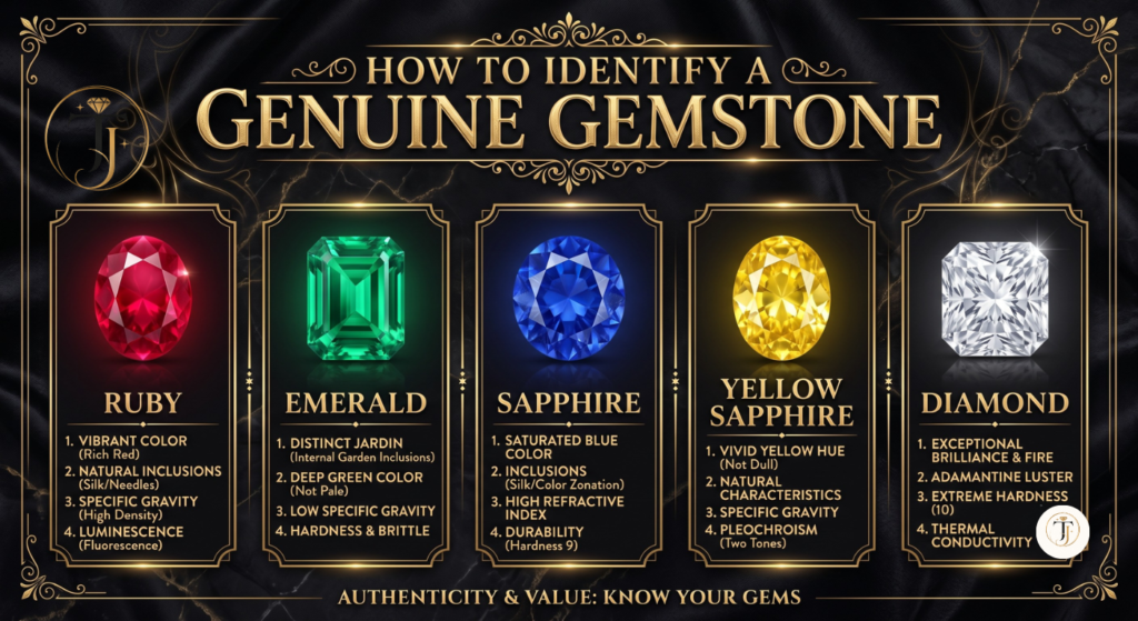 How to Identify a Genuine Gemstone